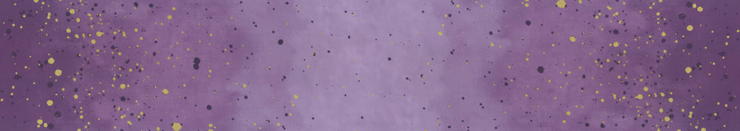 Lähikuva V&Co Ombre Galaxy Metallic Mauve 10873-319M -puuvillakankaasta, jossa on metallinhohto ja liukuvärjäys.
