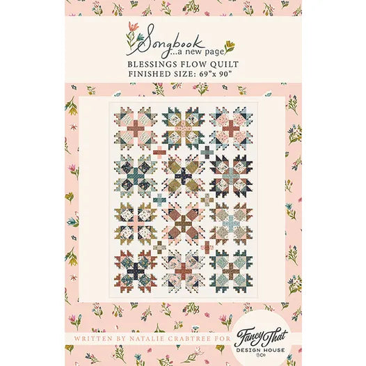 Blessings Flow Quilt Pattern Fancy That Design House G-FTD-211 tilkkutyöohje