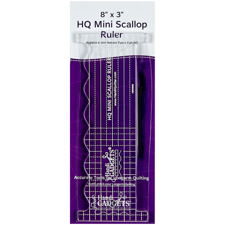 Handi Quilter, Mini Scallop Ruler - konetikkaus viivain