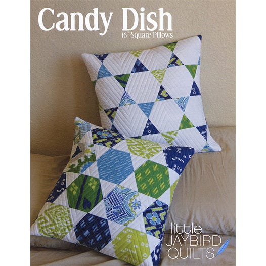 Candy Dish Quilt Pattern JBQ-125 pillow quilting instructions