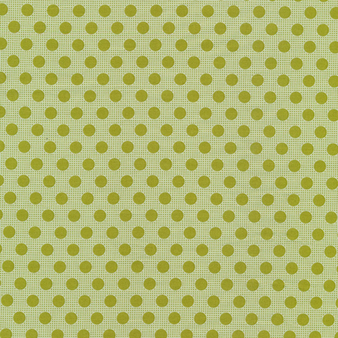 Tilda Medium Dots - 130011 Green puuvillakangas