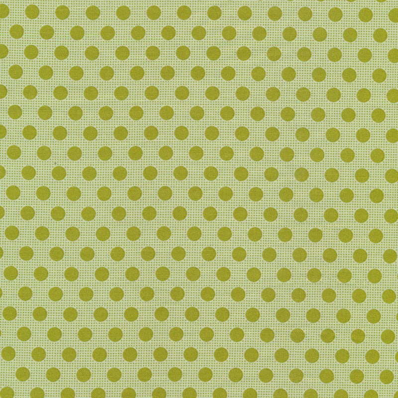 Tilda Medium Dots - 130011 Green puuvillakangas