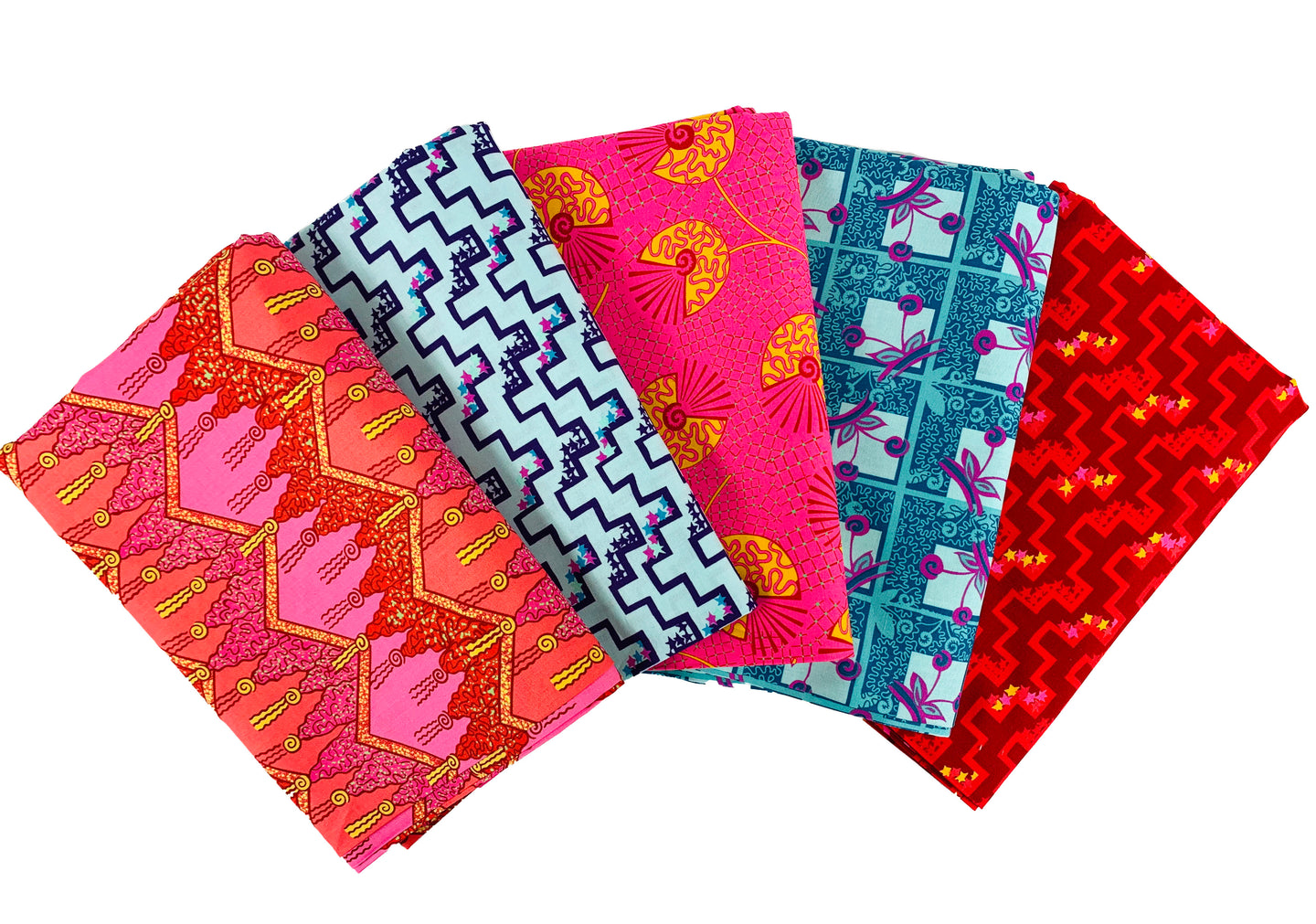 Zandra Rhodes, Lace Mountain puuvillakangas nippu 